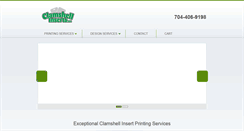 Desktop Screenshot of clamshellinserts.com